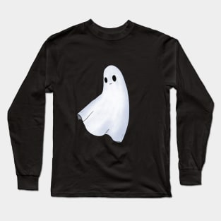 Ghost Emotions Sad Happy :3 Long Sleeve T-Shirt